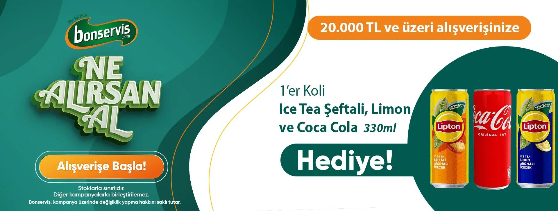 3 koli İçecek