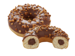 Poppies Kakao Fındık Kremalı Dolgulu Donut - Poppies