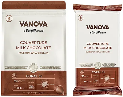 Vanova Kuvertür Çikolata Sütlü - 1